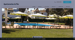 Desktop Screenshot of apartamentosdomar.com