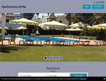 Tablet Screenshot of apartamentosdomar.com